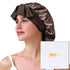 22 Momme Silk Sleep Cap with Ice Silk Band (T)